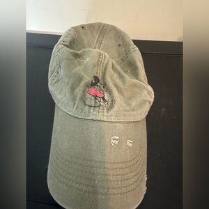 Disney Mickey Mouse Hat Adult OS Green Strapback Dad Cap -2